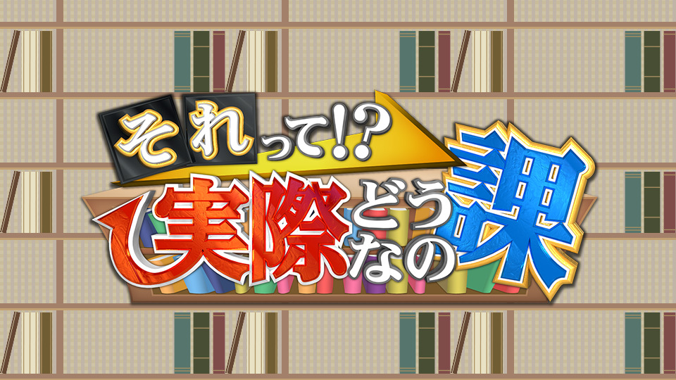 それって実際どうなの課の動画見逃し配信を無料視聴